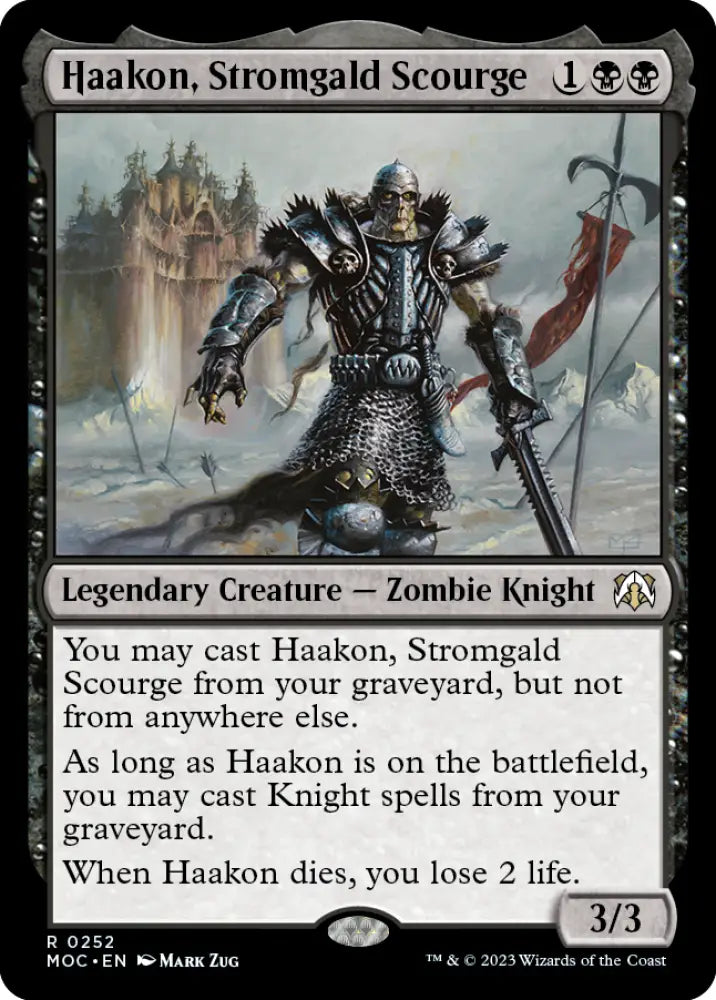 Haakon Stromgald Scourge [March of the Machine Commander] - MTG Single