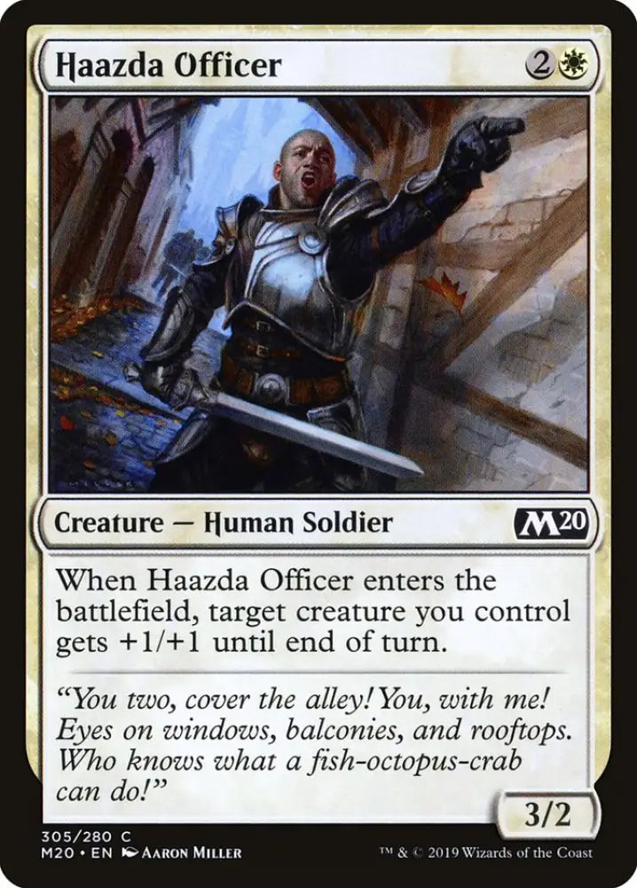 Haazda Officer [Core Set 2020] - MTG Single