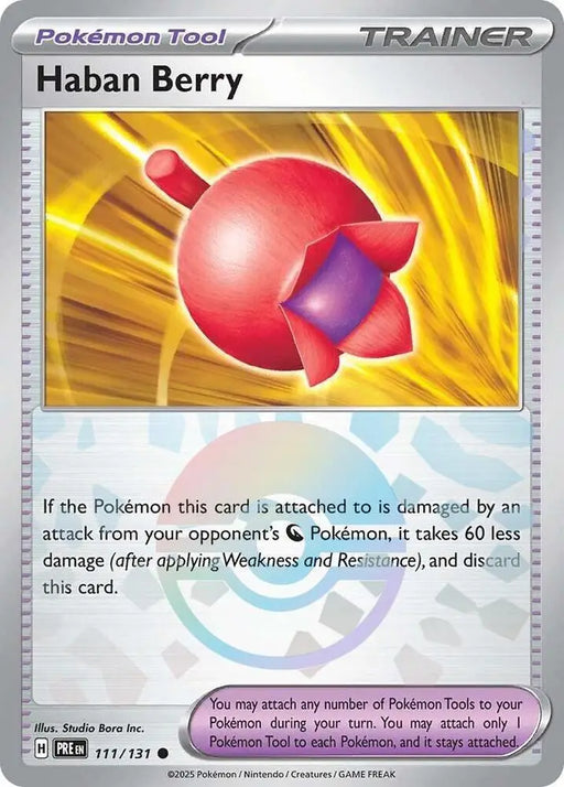 Haban Berry (111/131) (Poke Ball Pattern) [Scarlet & Violet: Prismatic Evolutions] - Pokemon Single