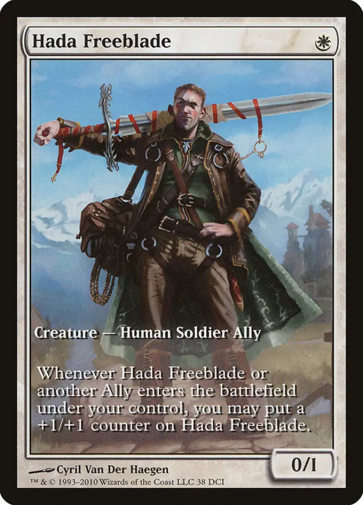 Hada Freeblade (Extended Art) [Worldwake Promos] - MTG Single