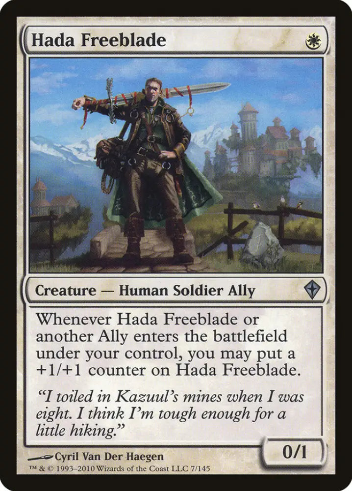 Hada Freeblade [Worldwake] - MTG Single