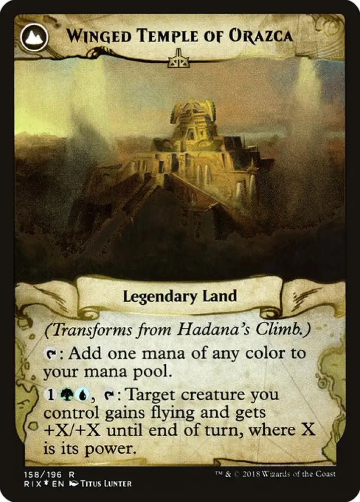 Hadana's Climb (158) [Prerelease Cards] Reverse