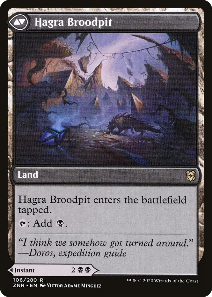 Hagra Mauling // Hagra Broodpit [Secret Lair: From Cute to Brute] - MTG Single