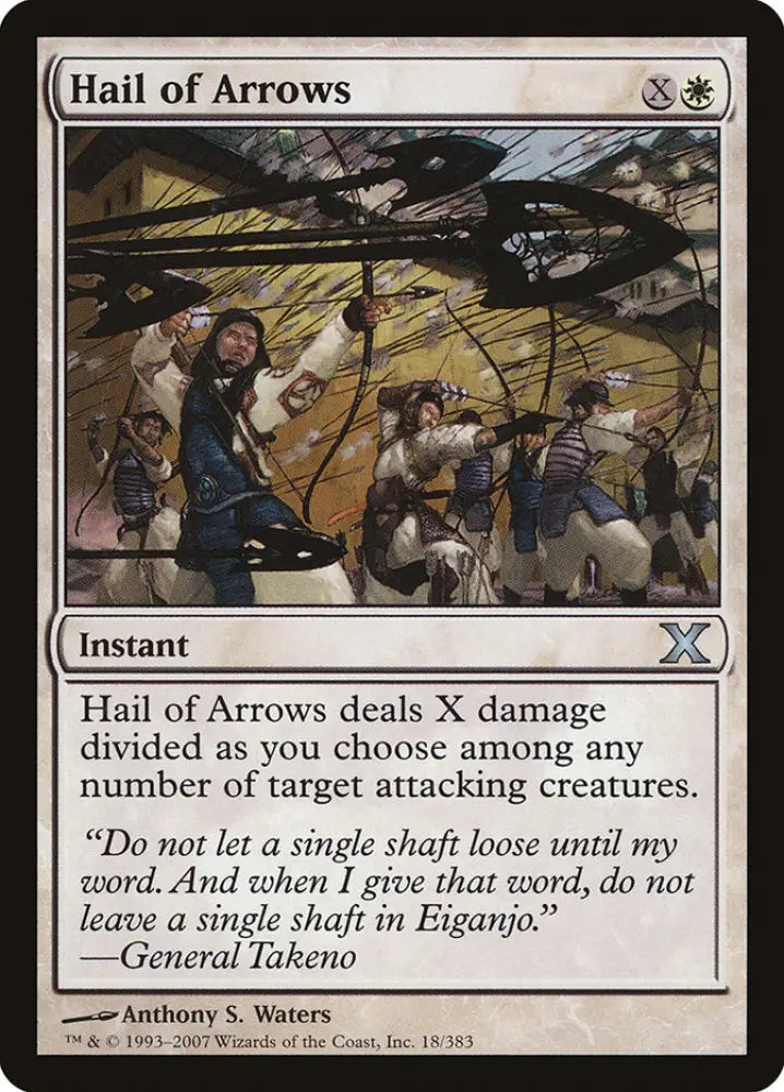 Hail of Arrows [Tenth Edition] - MTG Single