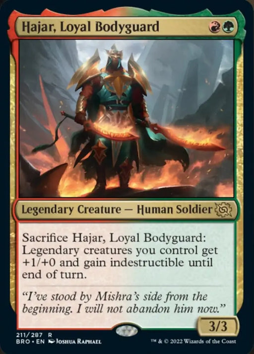Hajar Loyal Bodyguard [The Brothers’ War] - MTG Single