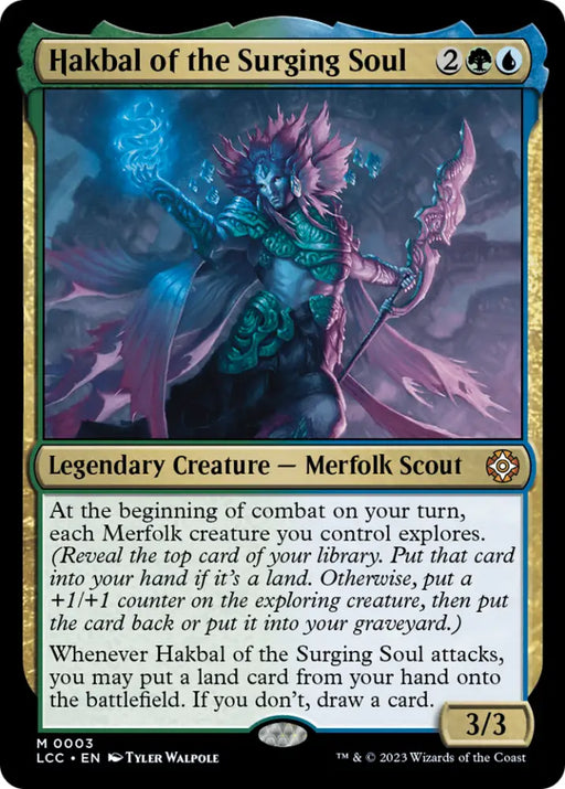 Hakbal of the Surging Soul [The Lost Caverns of Ixalan Commander] - MTG Single