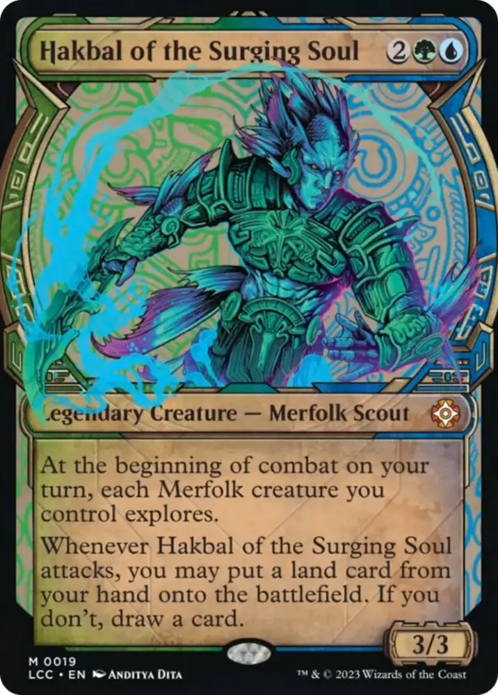 Hakbal of the Surging Soul (Showcase) [The Lost Caverns of Ixalan Commander] - MTG Single