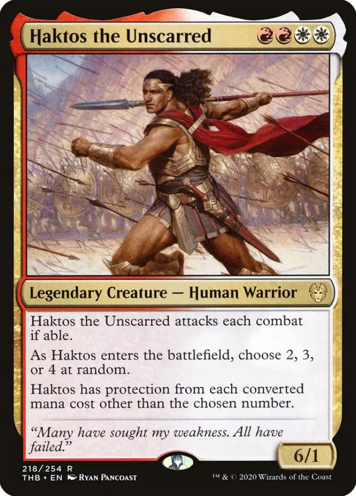 Haktos the Unscarred [Theros Beyond Death] - MTG Single