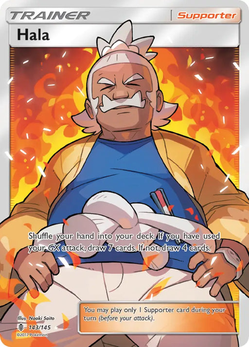 Hala (143/145) [Sun & Moon: Guardians Rising] - Pokemon Single
