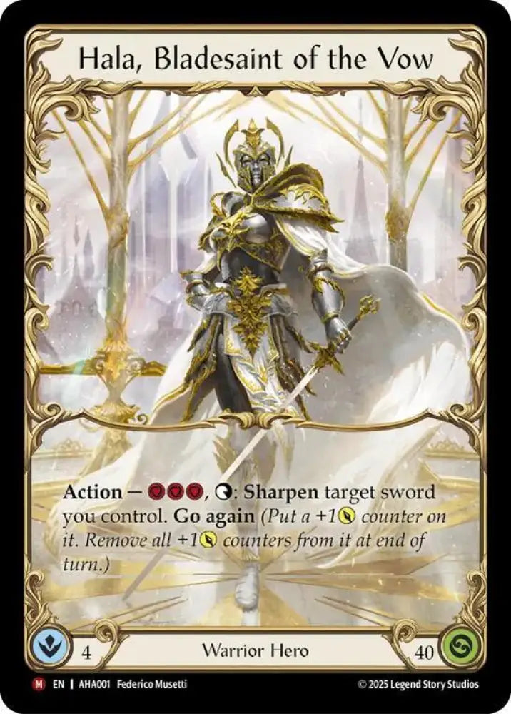 Hala, Bladesaint of the Vow (AHA001) [Armory Deck Origins: Hala]