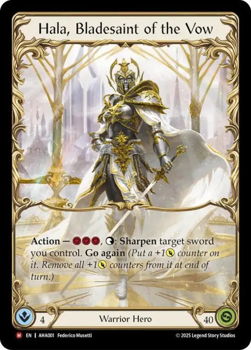 Hala, Bladesaint of the Vow (AHA001) [Armory Deck Origins: Hala]