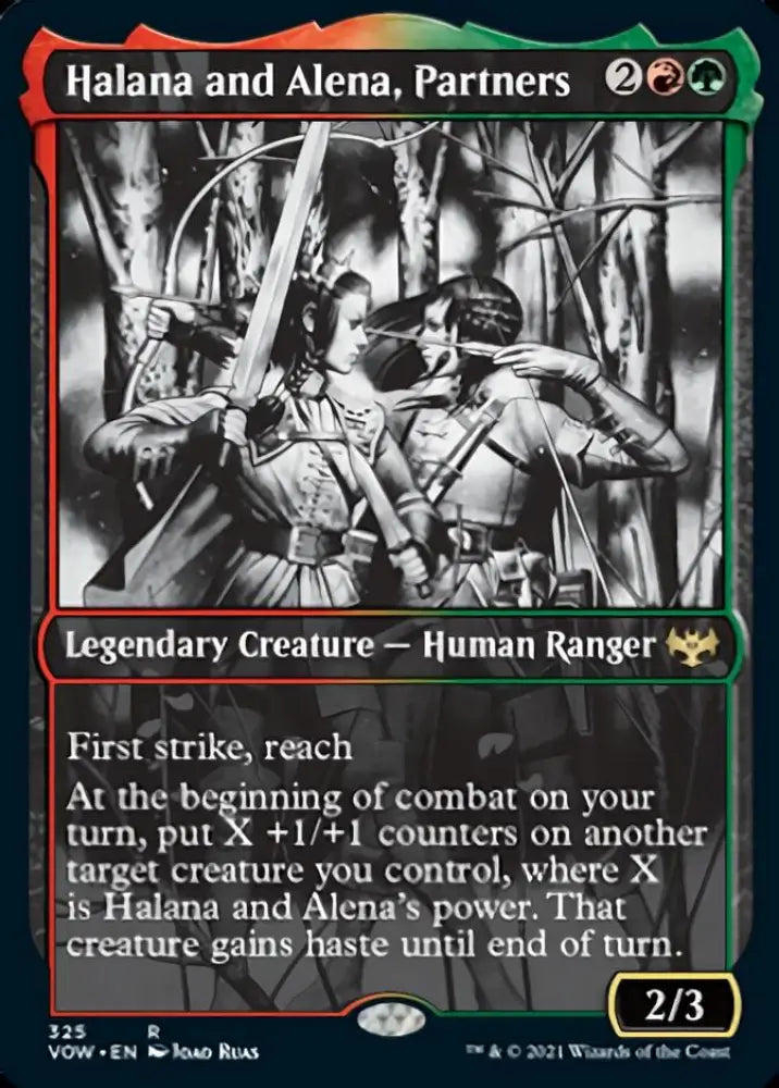 Halana and Alena Partners (Showcase Eternal Night) [Innistrad: Crimson Vow] - MTG Single