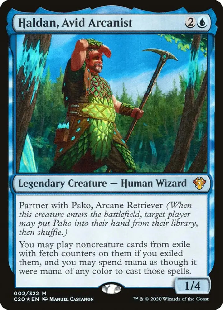 Haldan Avid Arcanist [Commander 2020] - MTG Single