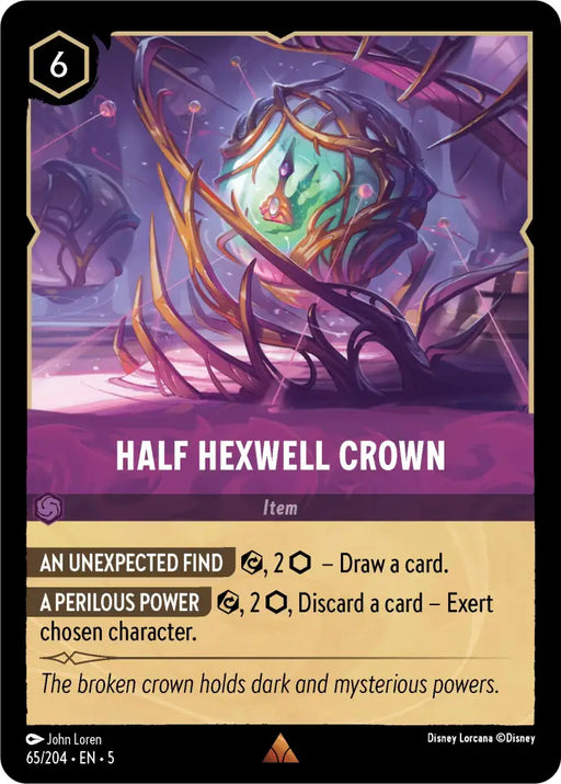 Half Hexwell Crown (65/204) [Shimmering Skies] - Lorcana Single