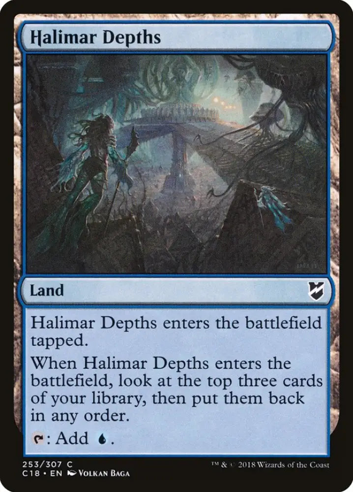 Halimar Depths [Commander 2018] - MTG Single