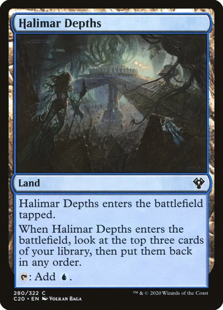 Halimar Depths [Commander 2020] - MTG Single