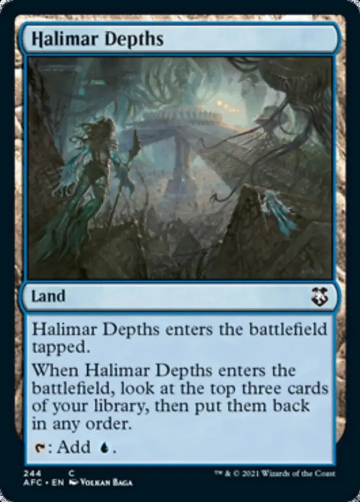 Halimar Depths [Dungeons & Dragons: Adventures in the Forgotten Realms Commander] - MTG Single
