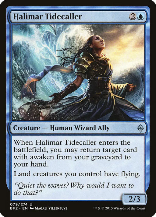 Halimar Tidecaller [Battle for Zendikar] - MTG Single