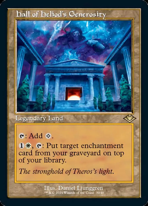 Hall of Heliod’s Generosity (Retro Foil Etched) [Modern Horizons] - MTG Single