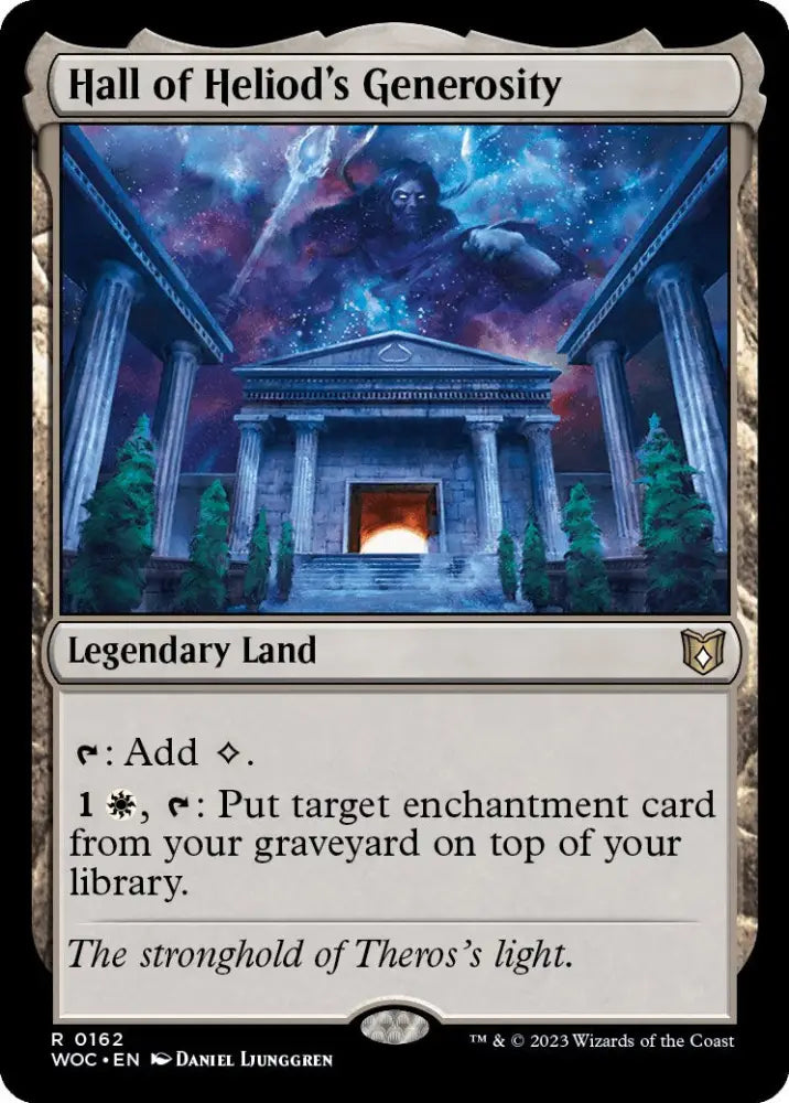 Hall of Heliod’s Generosity [Wilds of Eldraine Commander] - MTG Single