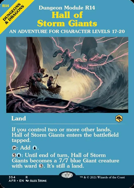 Hall of Storm Giants (Dungeon Module) [Dungeons & Dragons: Adventures in the Forgotten Realms] - MTG Single