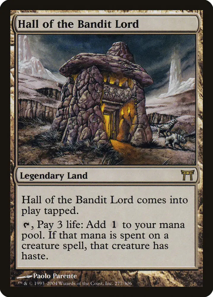 Hall of the Bandit Lord [Champions of Kamigawa] - MTG Single