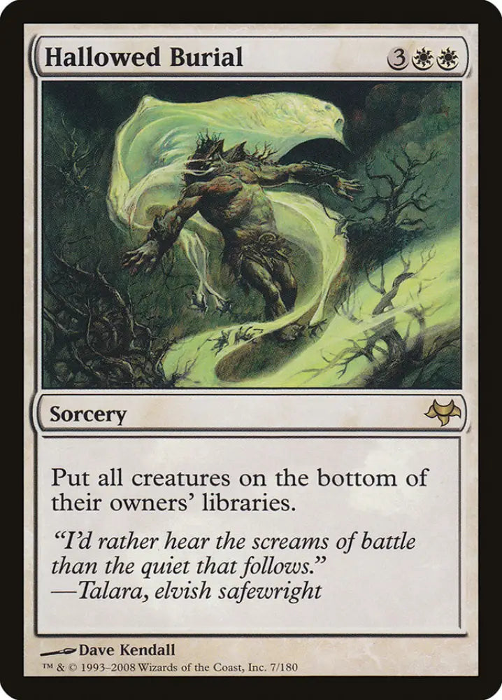 Hallowed Burial [Eventide] - MTG Single