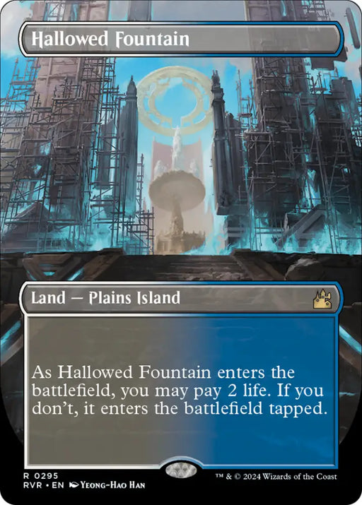 Hallowed Fountain (Borderless) [Ravnica Remastered] - MTG Single