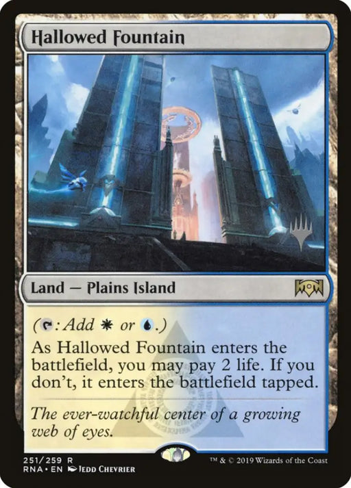 Hallowed Fountain (Promo Pack) [Ravnica Allegiance Promos] - MTG Single