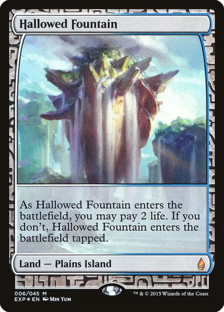 Hallowed Fountain [Zendikar Expeditions] - MTG Single