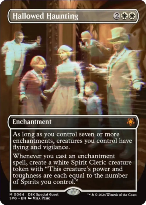 Hallowed Haunting (Borderless) [Duskmourn: House of Horror Special Guests] - MTG Single