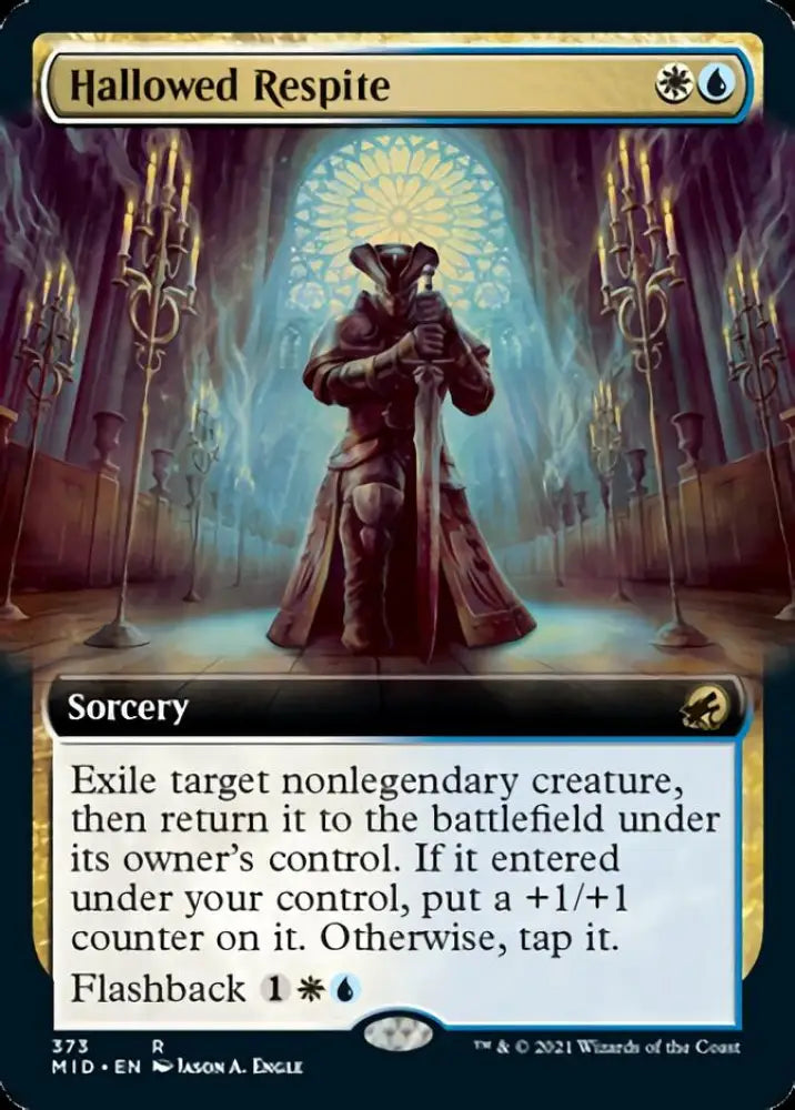 Hallowed Respite (Extended Art) [Innistrad: Midnight Hunt] - MTG Single