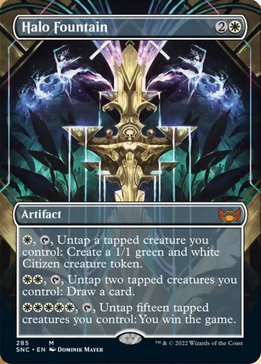 Halo Fountain (Borderless Alternate Art) [Streets of New Capenna] - MTG Single