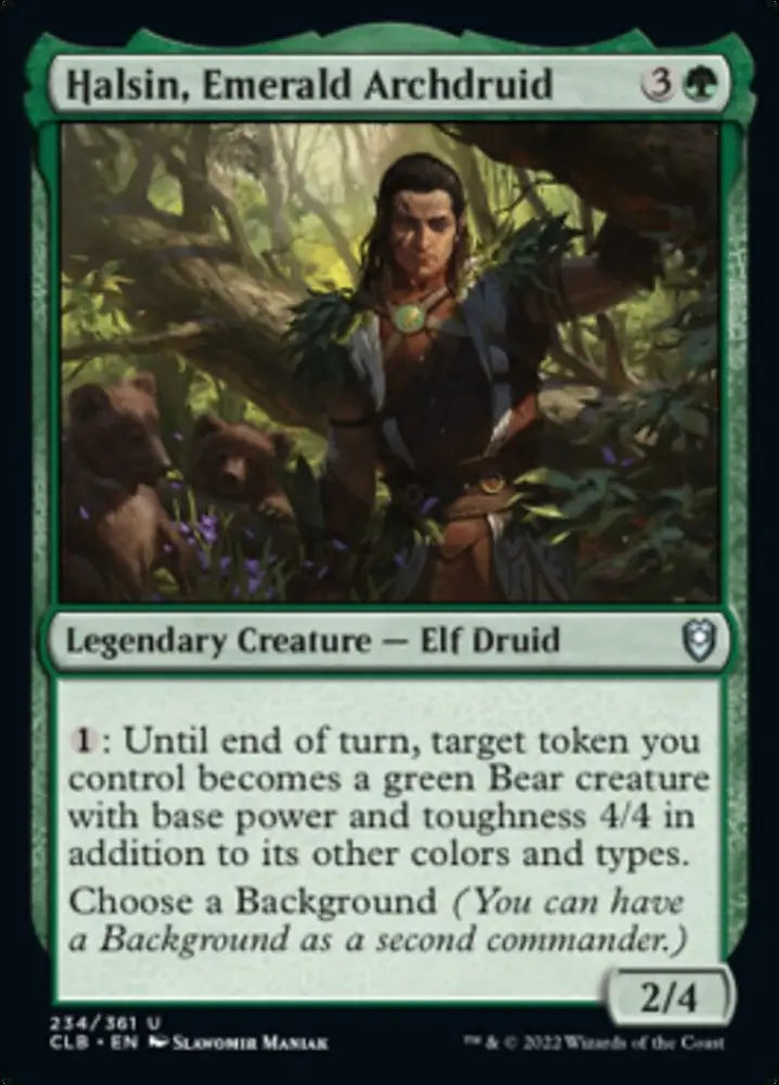 Halsin Emerald Archdruid [Commander Legends: Battle for Baldur’s Gate] - MTG Single