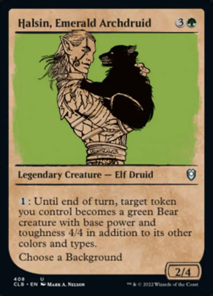 Halsin Emerald Archdruid (Showcase) [Commander Legends: Battle for Baldur’s Gate] - MTG Single