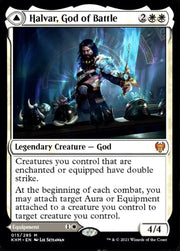 Halvar God of Battle // Sword of the Realms [Kaldheim] - MTG Single