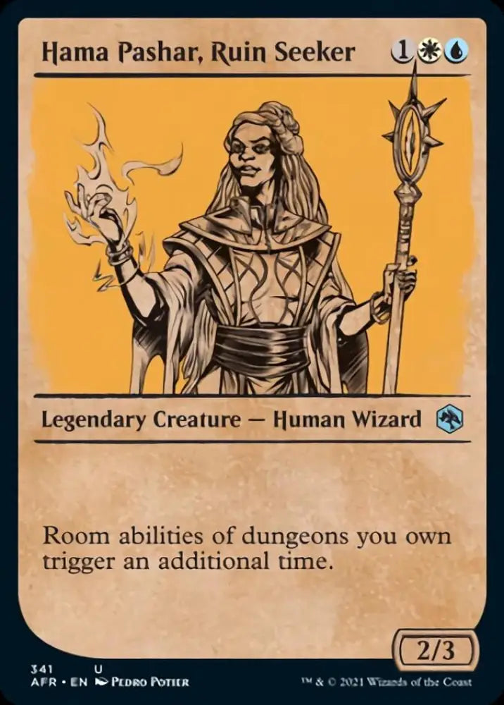 Hama Pashar Ruin Seeker (Showcase) [Dungeons & Dragons: Adventures in the Forgotten Realms] - MTG Single