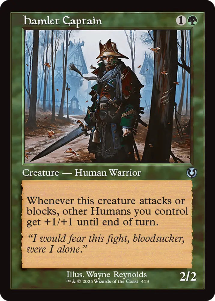 Hamlet Captain (Retro Frame) [Innistrad Remastered] - MTG Single