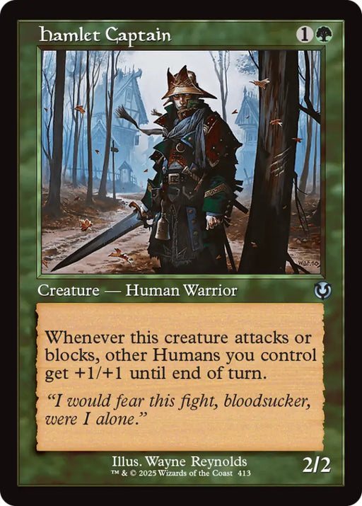 Hamlet Captain (Retro Frame) [Innistrad Remastered] - MTG Single