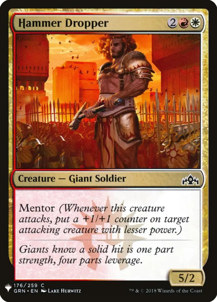 Hammer Dropper [Mystery Booster] - MTG Single