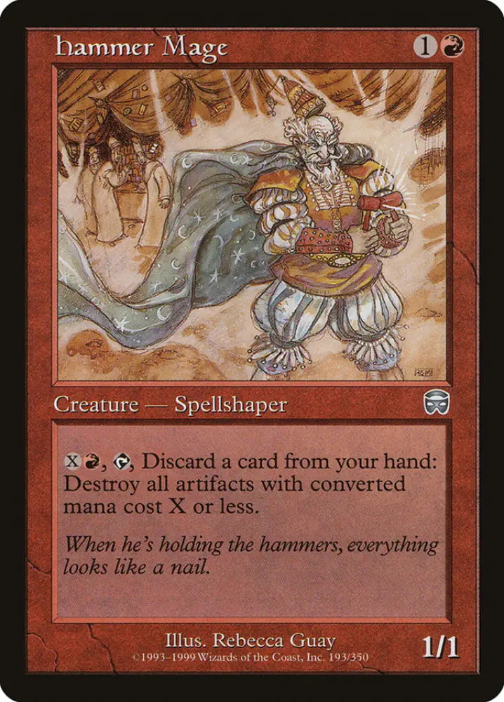 Hammer Mage [Mercadian Masques] - MTG Single