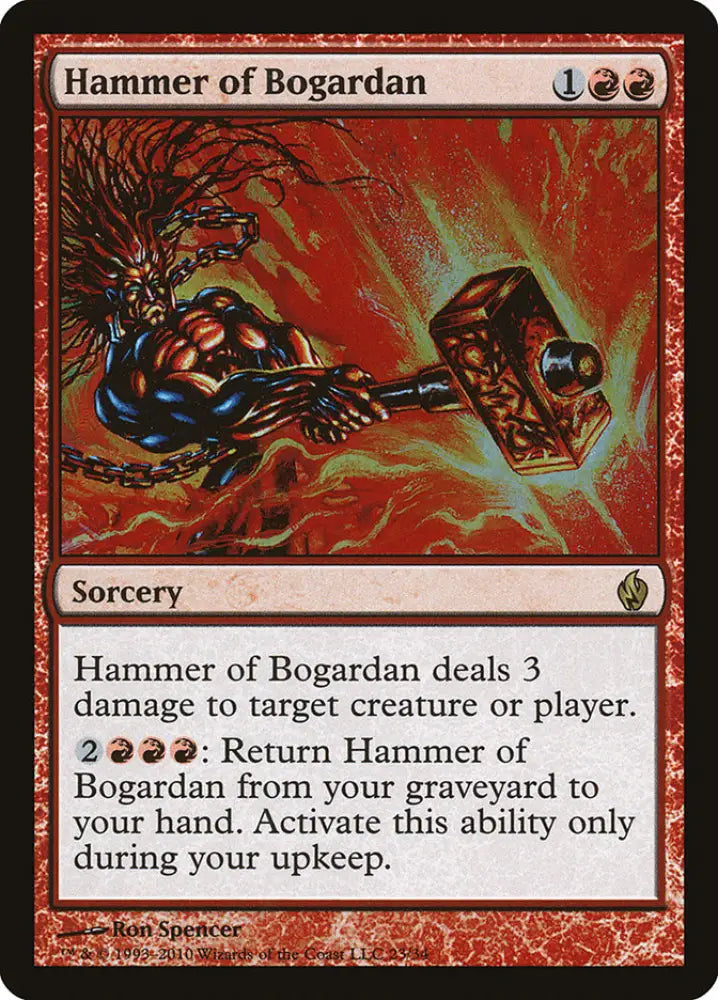 Hammer of Bogardan [Premium Deck Series: Fire and Lightning] - MTG Single