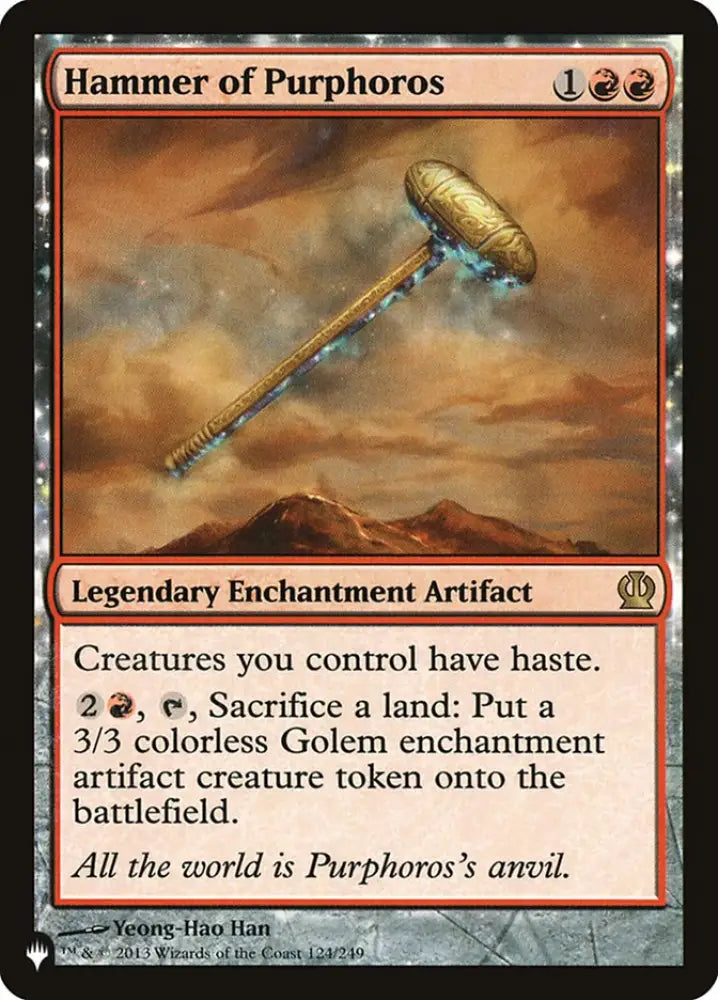 Hammer of Purphoros [The List] - MTG Single