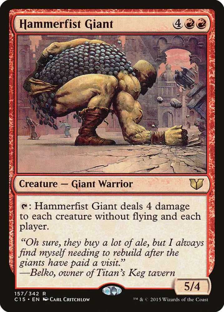 Hammerfist Giant [Commander 2015] - MTG Single