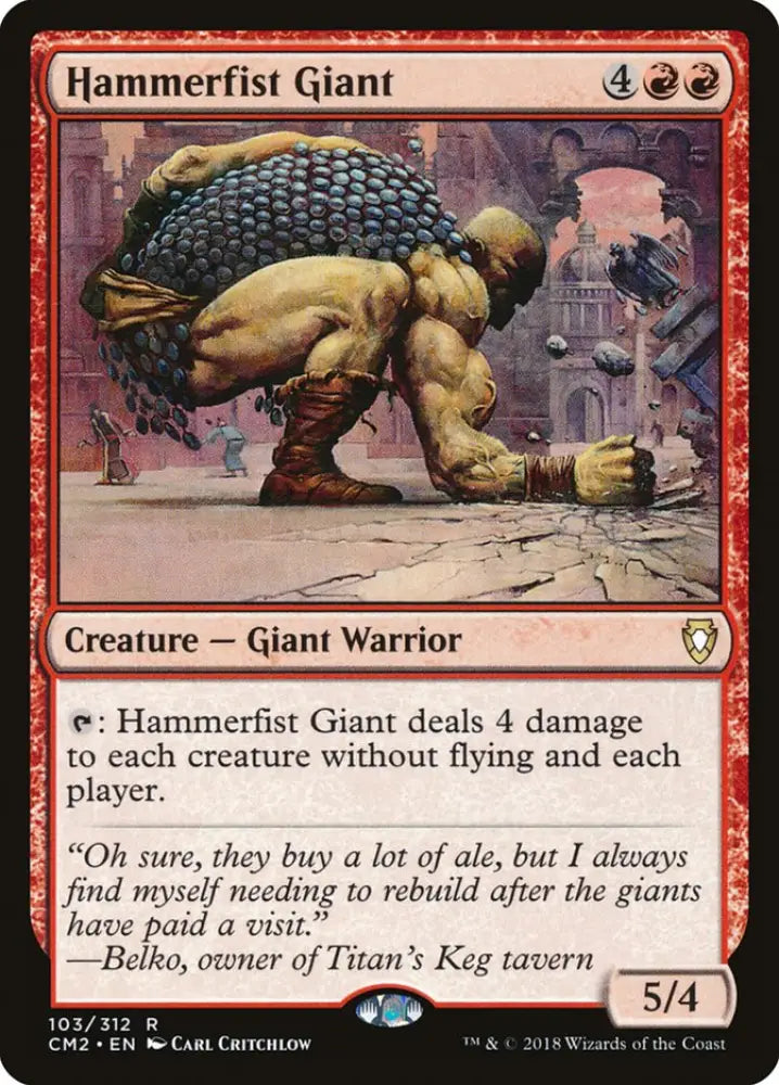 Hammerfist Giant [Commander Anthology Volume II] - MTG Single