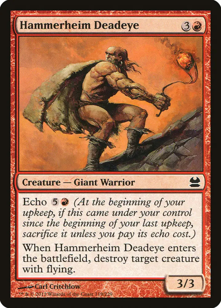 Hammerheim Deadeye [Modern Masters] - MTG Single