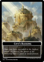 Hamster // City’s Blessing Double-Sided Token [Bloomburrow Commander Tokens] - MTG Single
