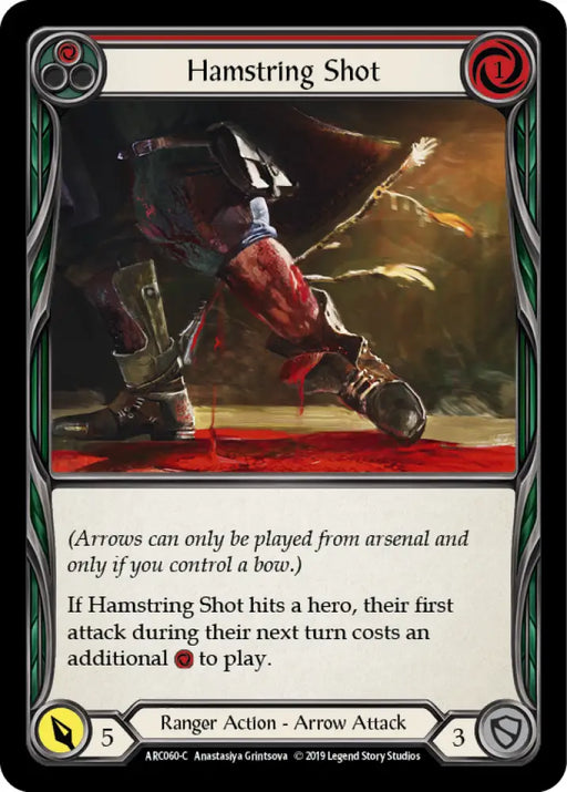 Hamstring Shot (Red) [Arcane Rising 1st Edition] 1st Edition Normal - Flesh And Blood Single