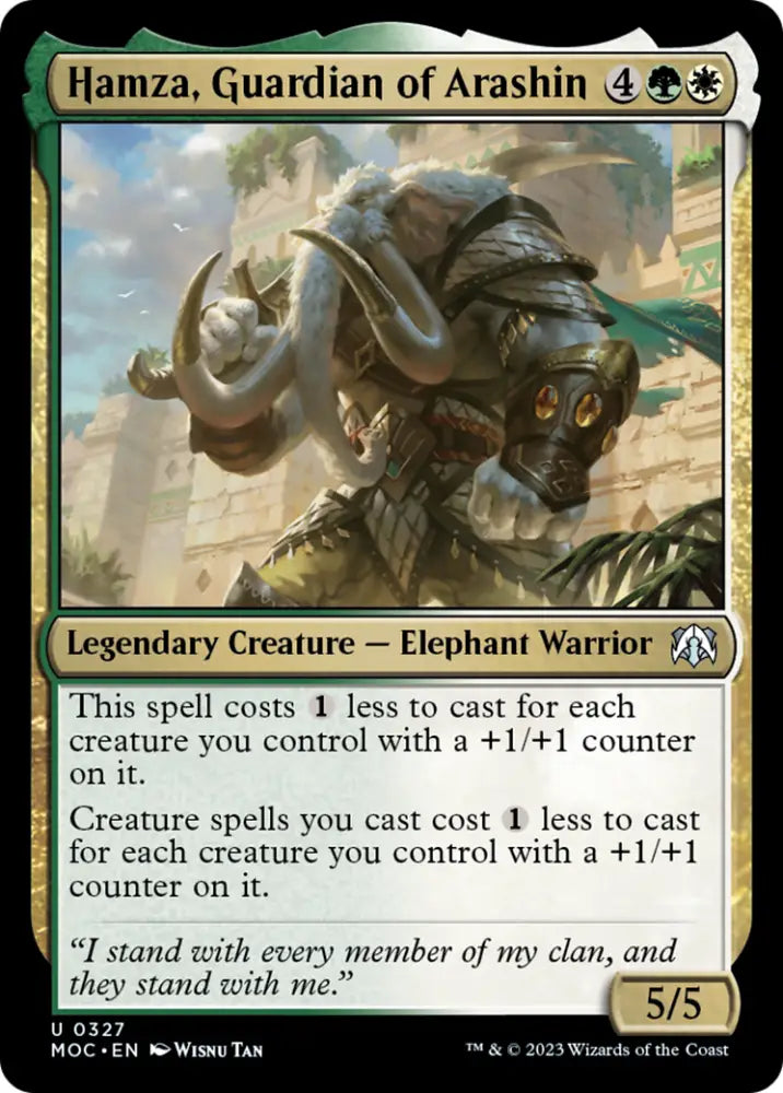 Hamza Guardian of Arashin [March of the Machine Commander] - MTG Single