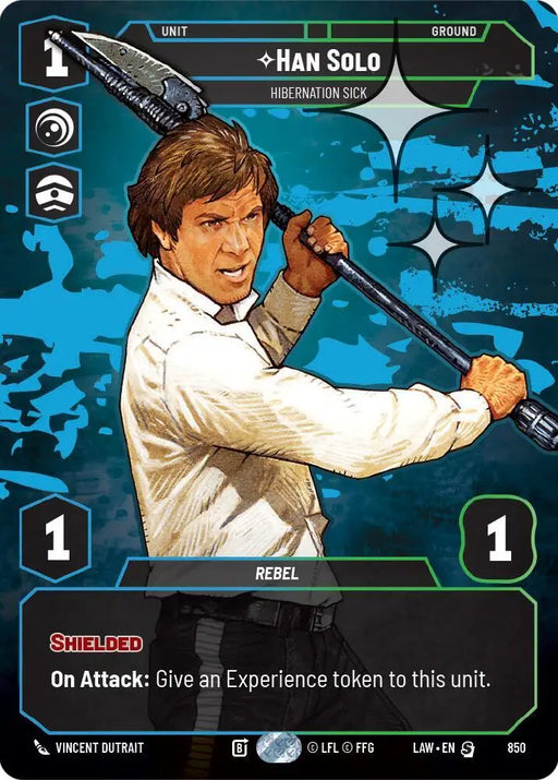 Han Solo - Hibernation Sick (Prestige Foil) (850) [A Lawless Time]
